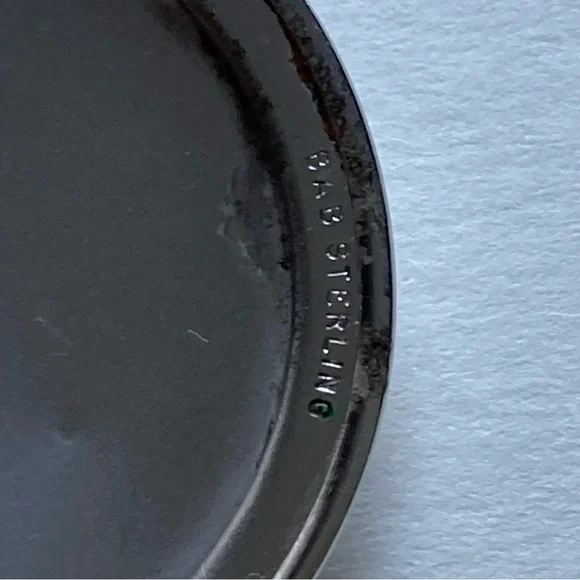 Vintage Signed Sterling Silver Locket Necklace - Picture 7 of 10